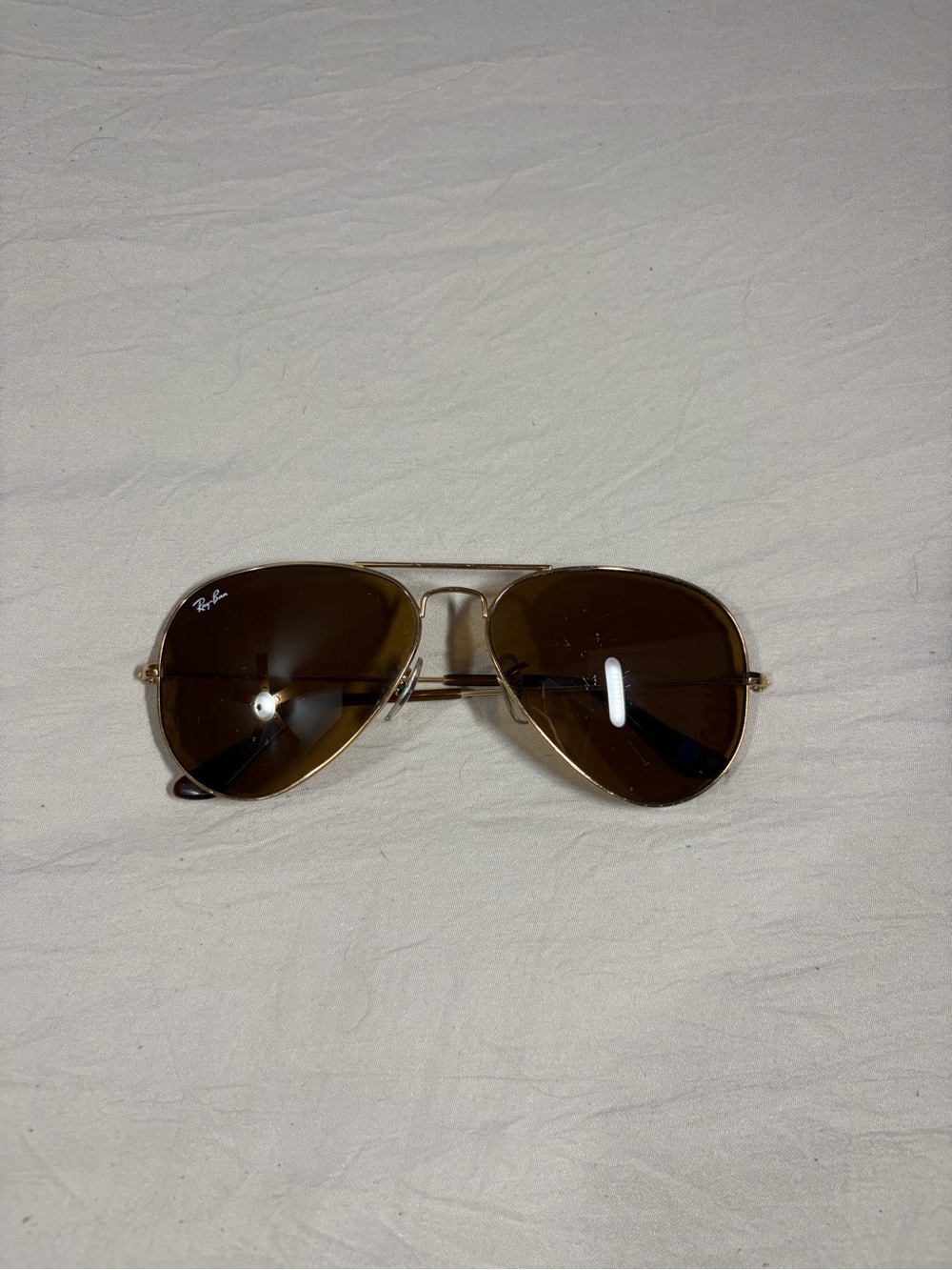 Ray-Ban Aviator Sunglasses - Gold Frame with Brown Lenses